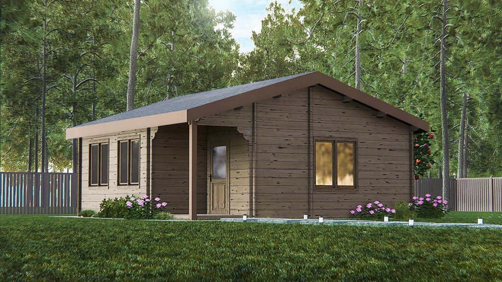 Scandinavian log cabin Urmia XL